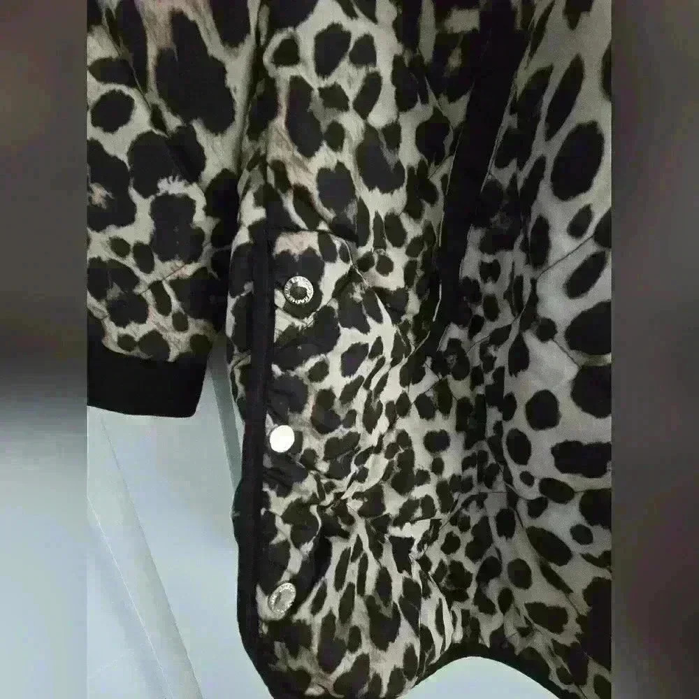 HILRAY RADLEY for Katherine Barclay Womens Bold Chic Leopard Print Xl Jacket - Picture 4 of 15